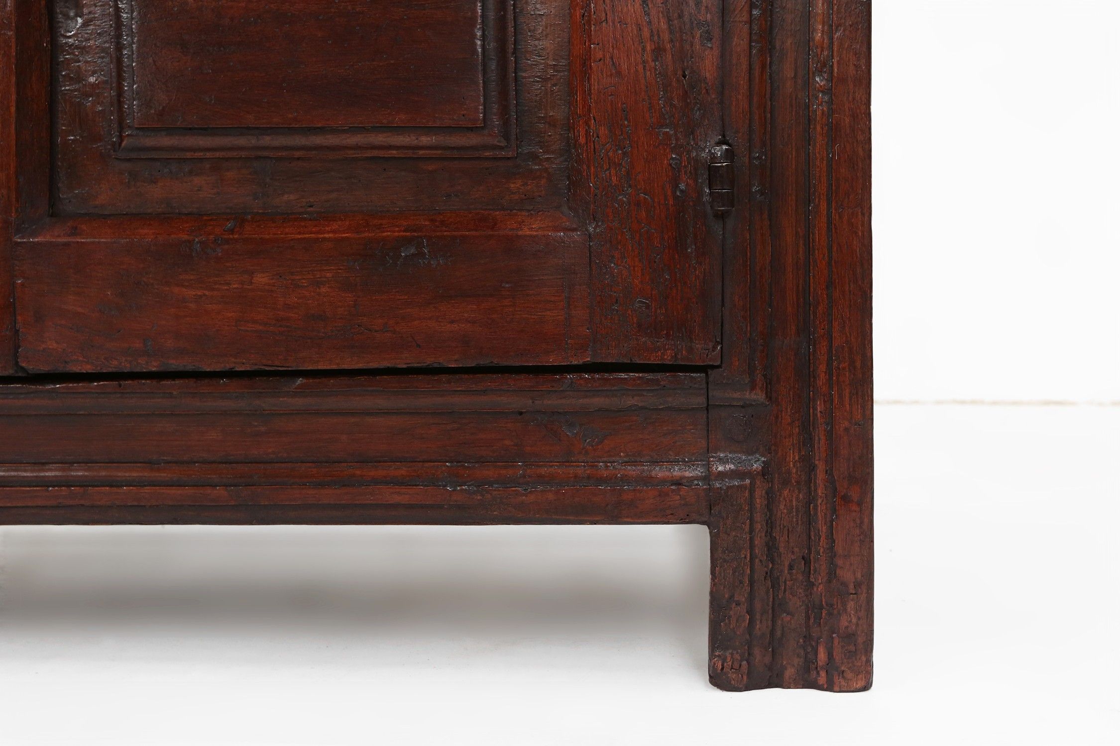 Unique 16th century French geometric sideboard in oakthumbnail